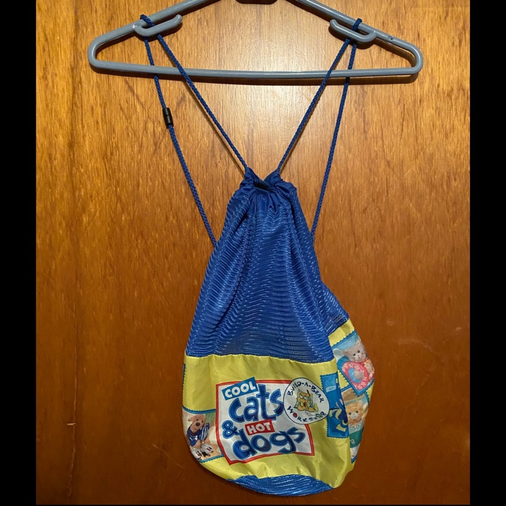 "Build-A-Bear" Drawstring Bag